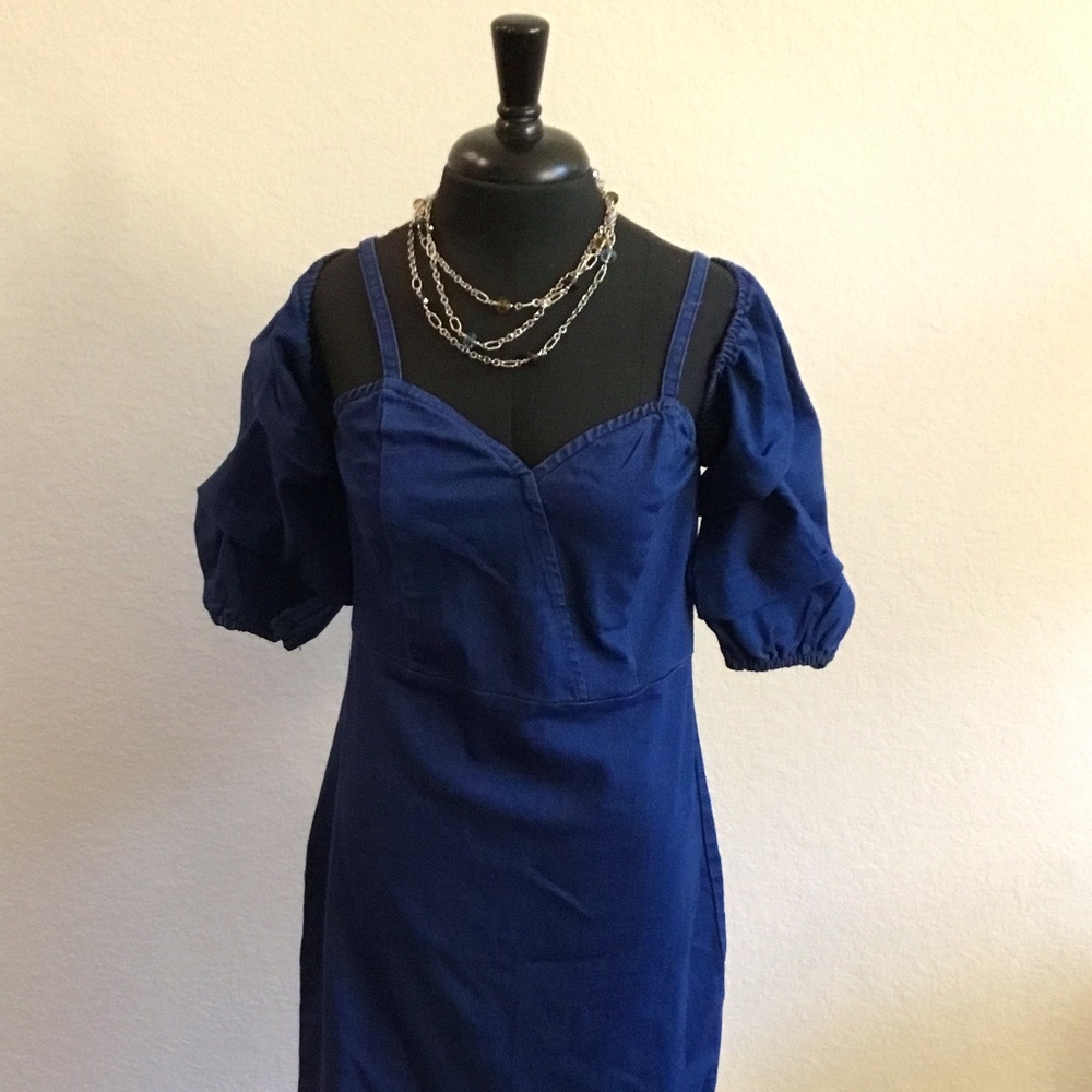 Denim minidress